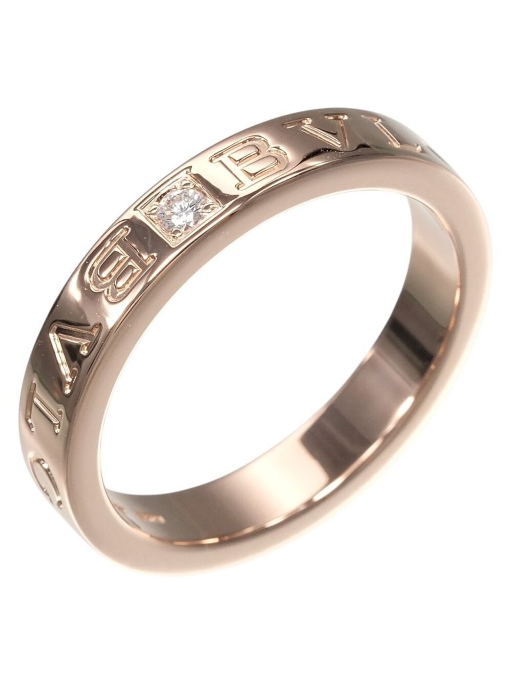 Bvlgari B.zero1 Essential XYZB.zero18K Pink Gold Diamond Ring